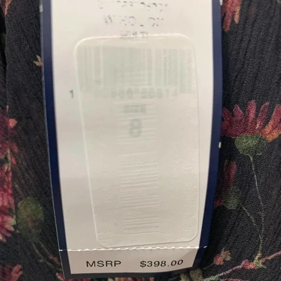 Polo by Ralph Lauren Silk Crepe Floral Dress NWT Size 8‎ - Picture 9 of 12